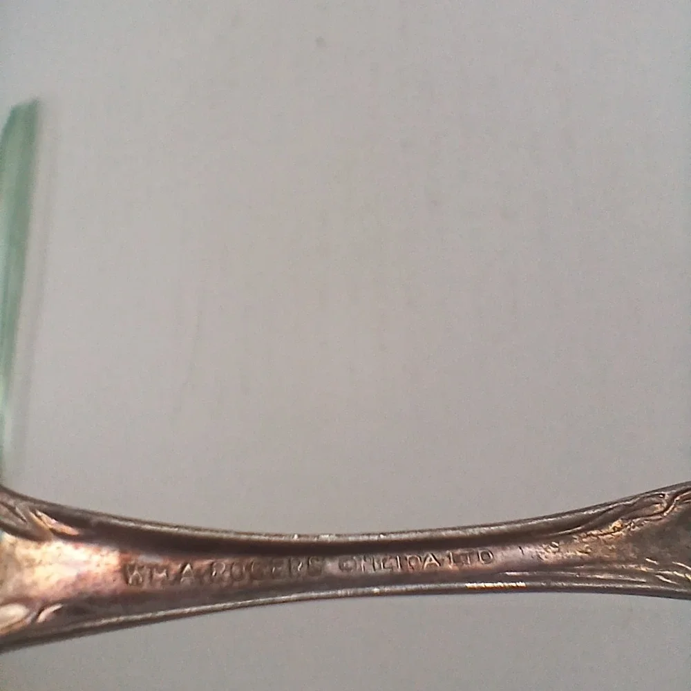 Vintage Wm. A.‎ Rogers Oneida Silverplate Chalice-Harmony Baby Spoon